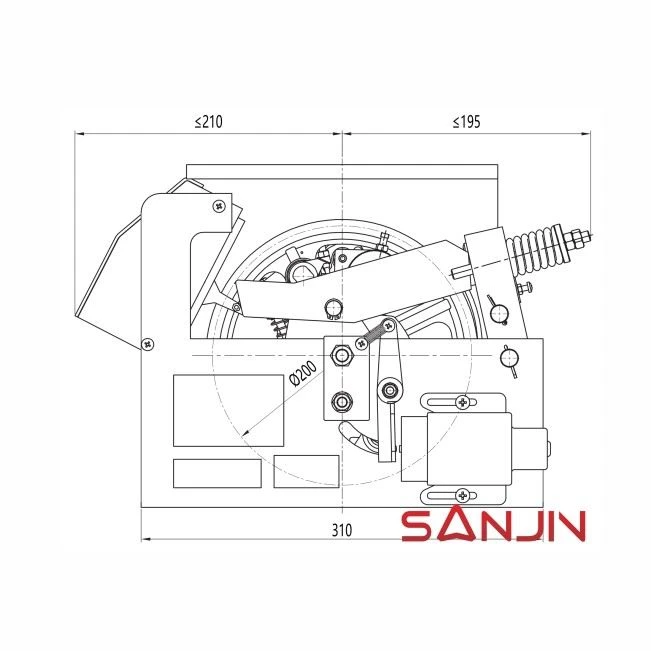 Elevator safety parts Elevator Overspeed Governor OX-208